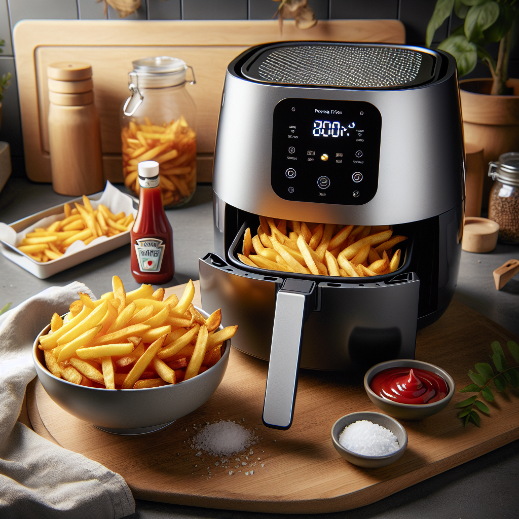 Sprøde pommes frites i Airfryer opskrift