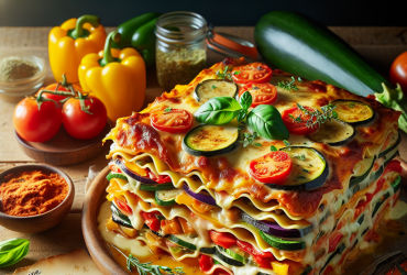 Vegetarisk lasagne opskrift