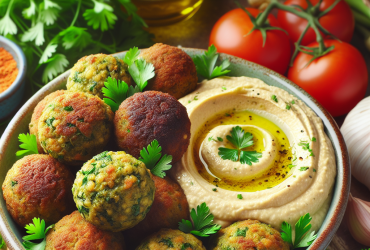 Falafel med hummus opskrift