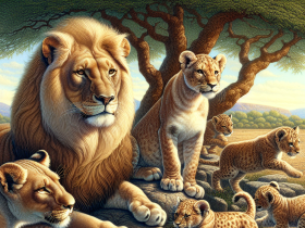 Løvens familieliv