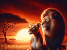 Løvens kærlighed og partnerskab