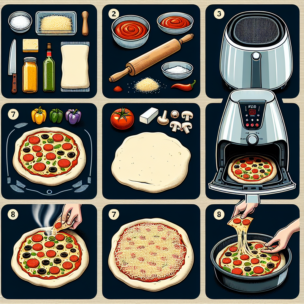 Pizza i Airfryer opskrift