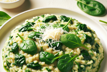 Risotto med spinat opskrift