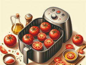 Bagte tomater i Airfryer opskrift