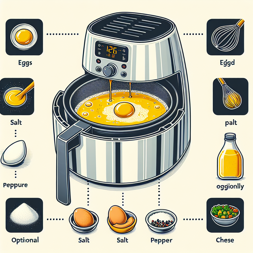 Omelet i Airfryer opskrift