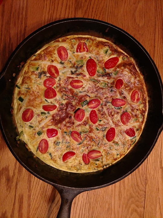 Bagt frittata opskrift