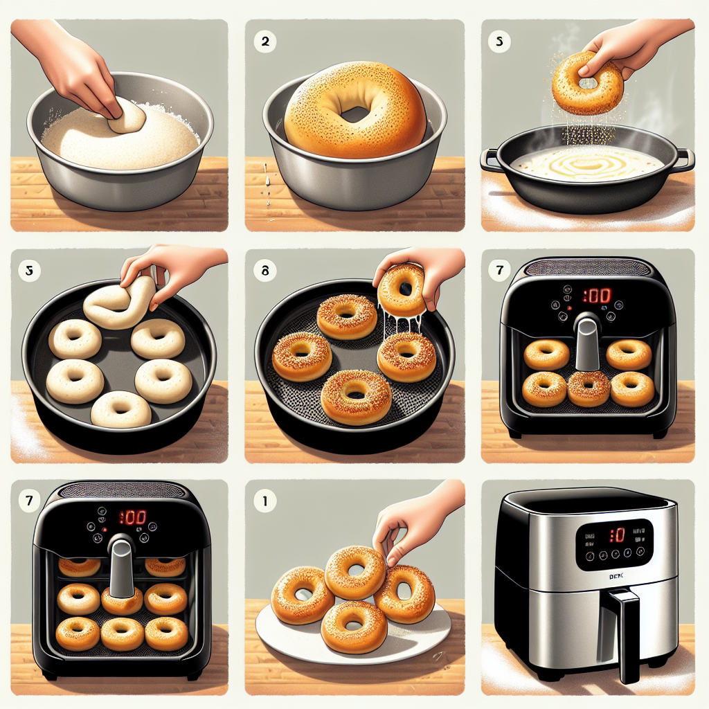 Bagels i Airfryer opskrift