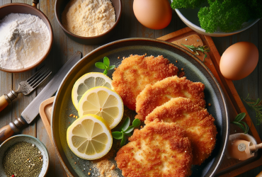 Kyllingeschnitzel med citron opskrift