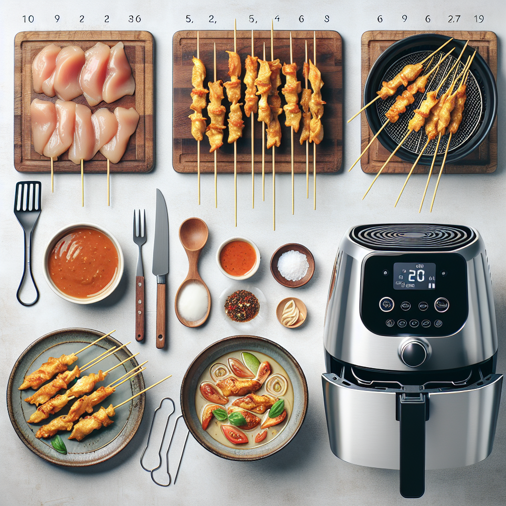 Kyllingesatay i Airfryer opskrift